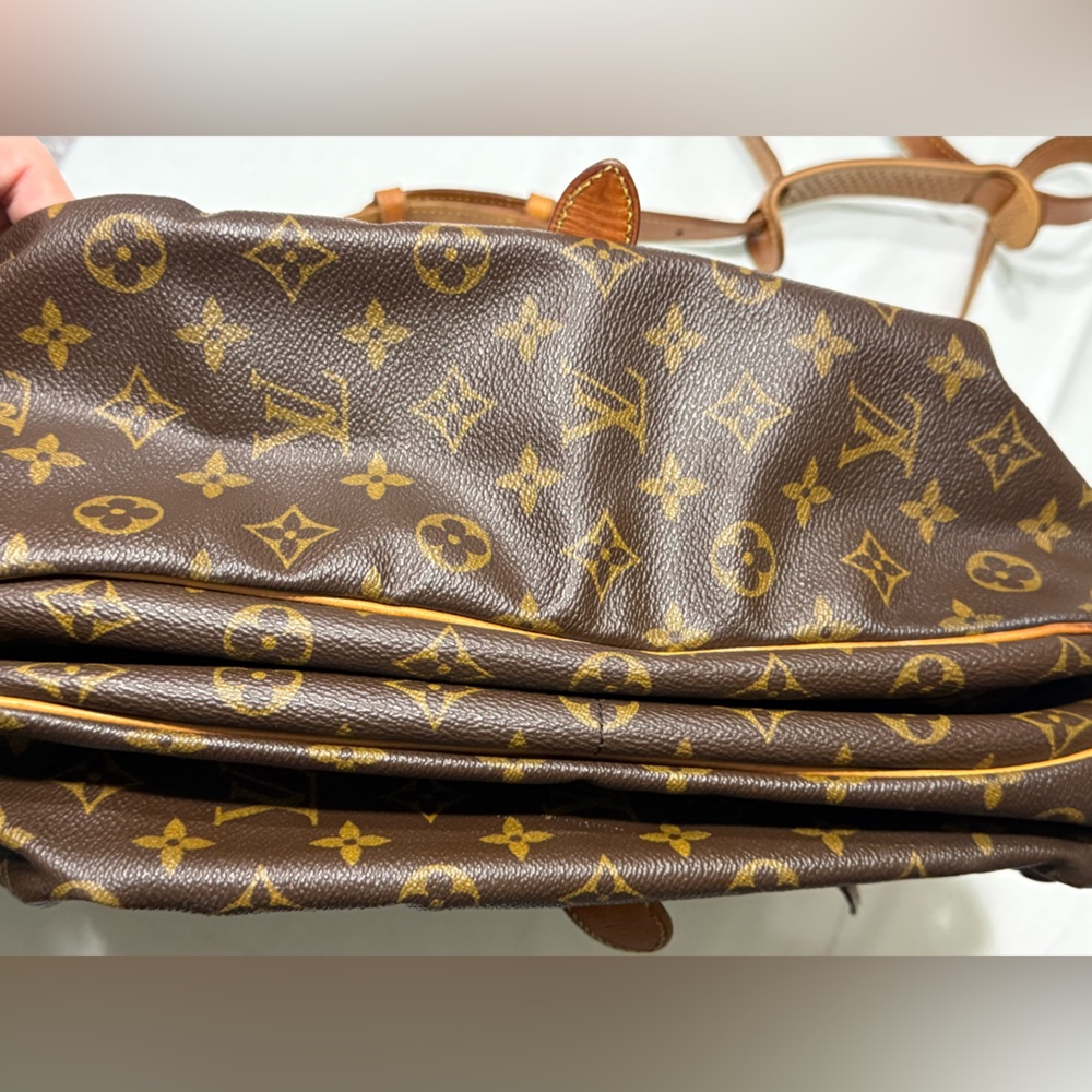Louis Vuitton Monogram Saumur 35 Vintage Double Satchel Messenger Crossbody Bag - Picture 9 of 15